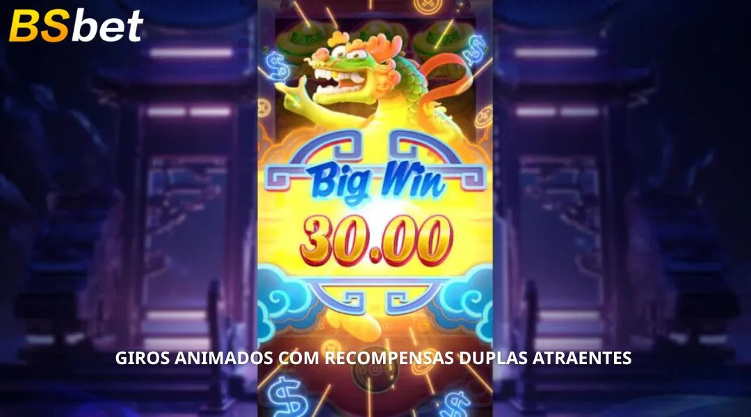 Giros animados com recompensas duplas atraentes